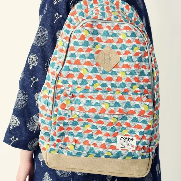 Marble Sud | Bags | Marble Sud Japan Mt Fuji Canvas Backpack  display picture 1
